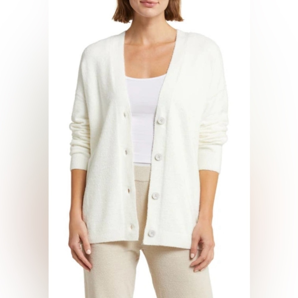 Barefoot Dreams CozyChic Lite Cardigan Cream